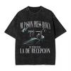Gym Skull Print Washed T-Shirt Fashion Cool To-Do Sea Por Las Senoras Summer T-Shirt Aesthetics Simple Casual Gothic Top