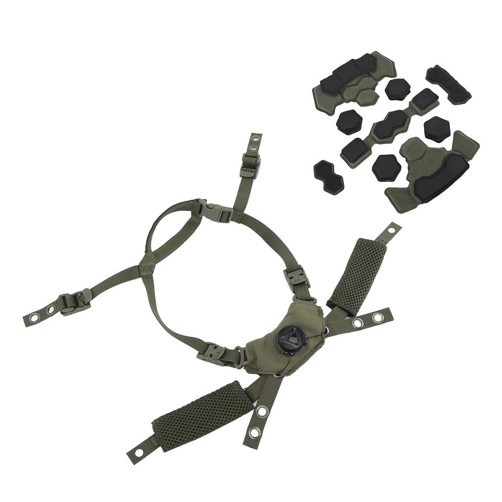 Helmet Liner System Internal Sponge Pad Adjustable Helmet Dial Suspension System Chin Strap for Fast for MICH for Wendy