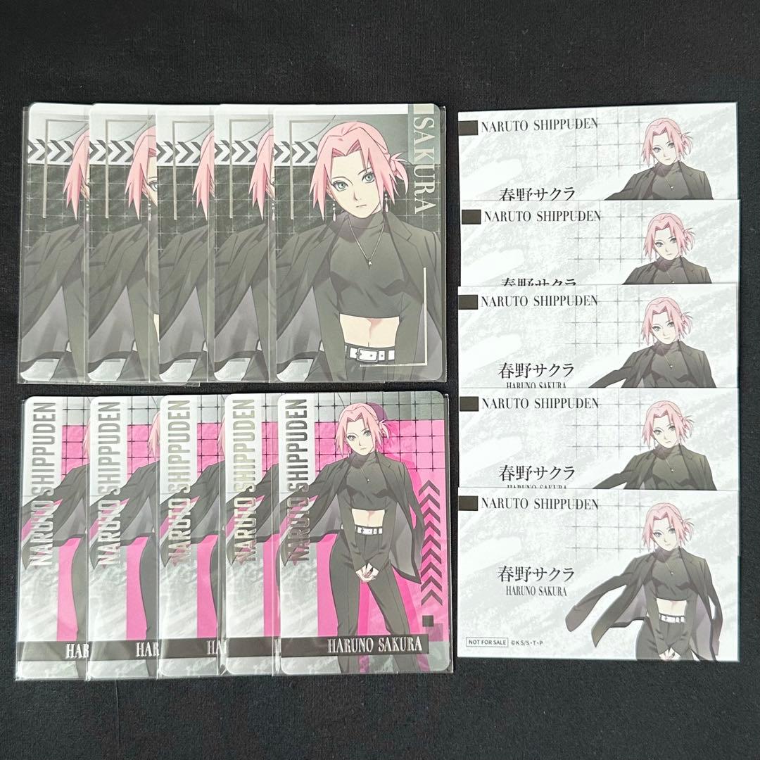[Б/У] NARUTO Харуно Сакура Формальная Визуальная Коллекция Бонус-Визитка
