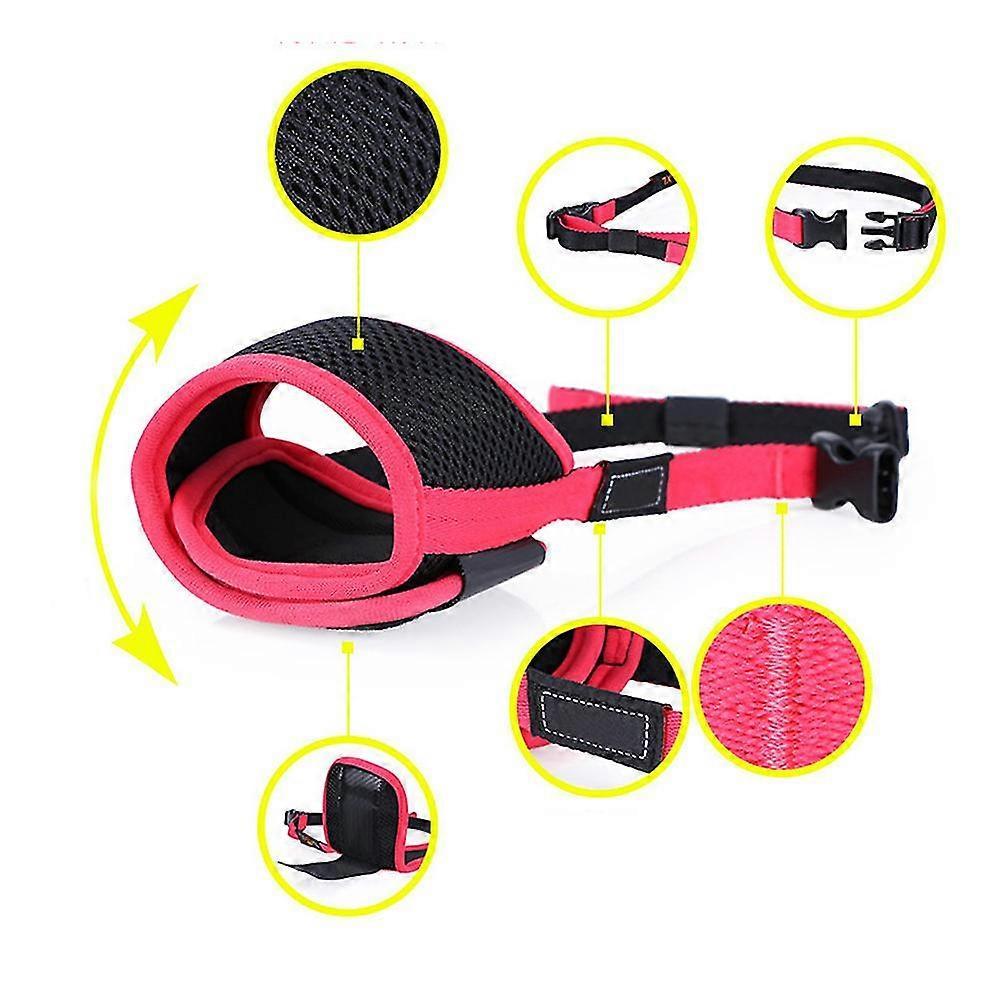 Adjustable Dog Muzzle Soft Breathable Nylon Mask Safety Dog Mouth CoverXXL