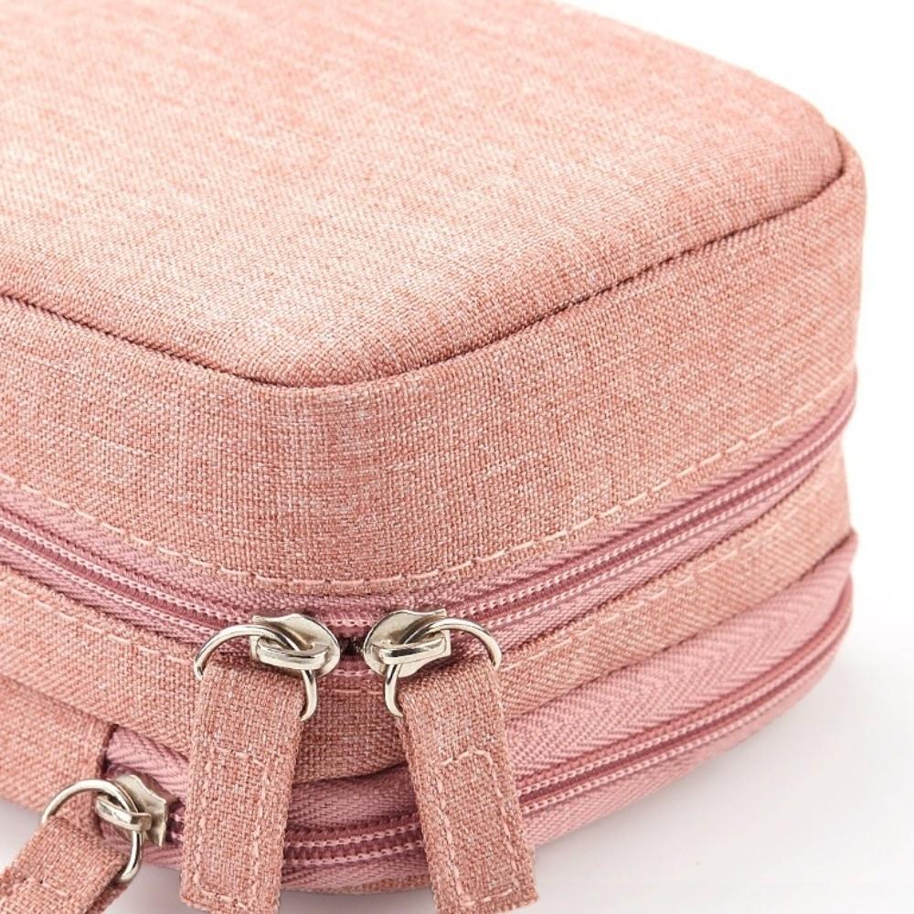 Double-layer Pen Storage Bag Simple Student Stationary Boxes Folding Pencil Case  Children