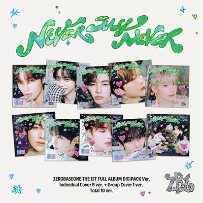 Zerobaseone   1er Album Régulier Never Say Never  Version Digipack. 
