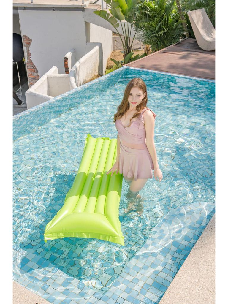 Xiaolü Inflatable Water Lounger: Foldable PVC Floating Bed for Adults