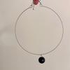 Fashion Acrylic Ball Pendant Metal Necklace for Women Hot Girls Harajuku Niche Necklace Sweet Cool Y2k Jewelry 2023