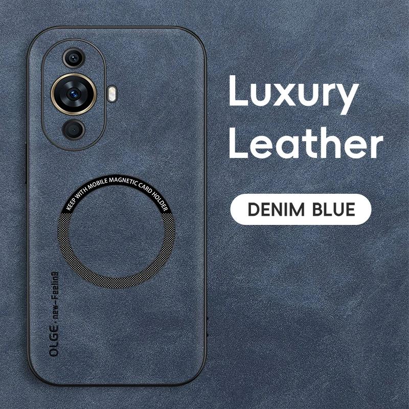 For Huawei Nova 11 11 Pro 11 Ultra Fine Hole Sheepskin Magnetic TPU Soft Edge Anti-Drop Anti Fingerprint Phone Case