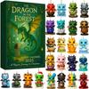 Dinosaur Park Advent Calendar  With 24 Surprise Figures Christmas Advent Calendar For Halloween And Christmas For Kids