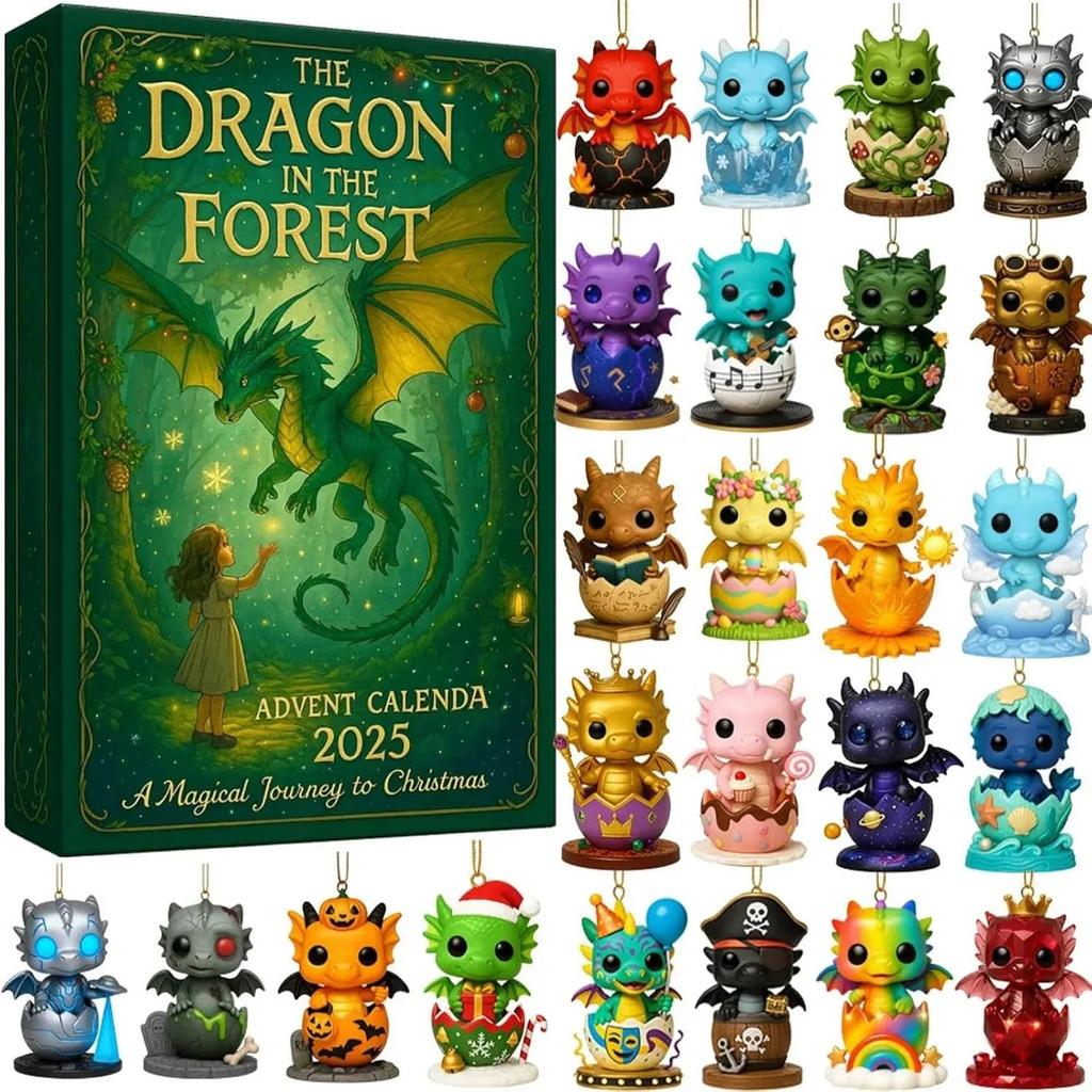 Dinosaur Park Advent Calendar  With 24 Surprise Figures Christmas Advent Calendar For Halloween And Christmas For Kids