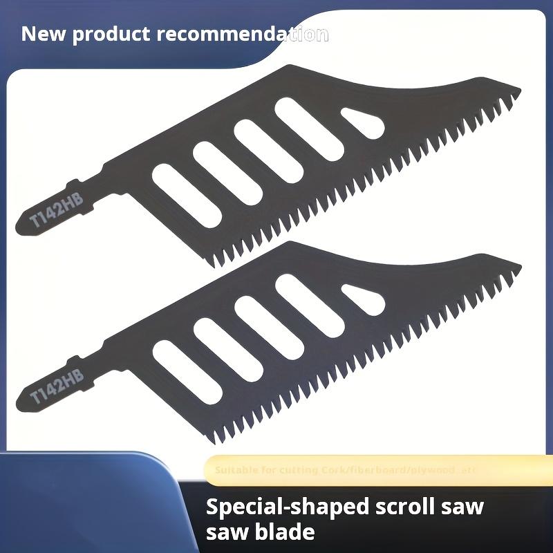 Carbon Steel Irregular Curved Saw Blade - Special-Shaped Scroll Saw Blade for Precise Wood Cutting, Manual Use, DIY & Professional Woodworking Tools