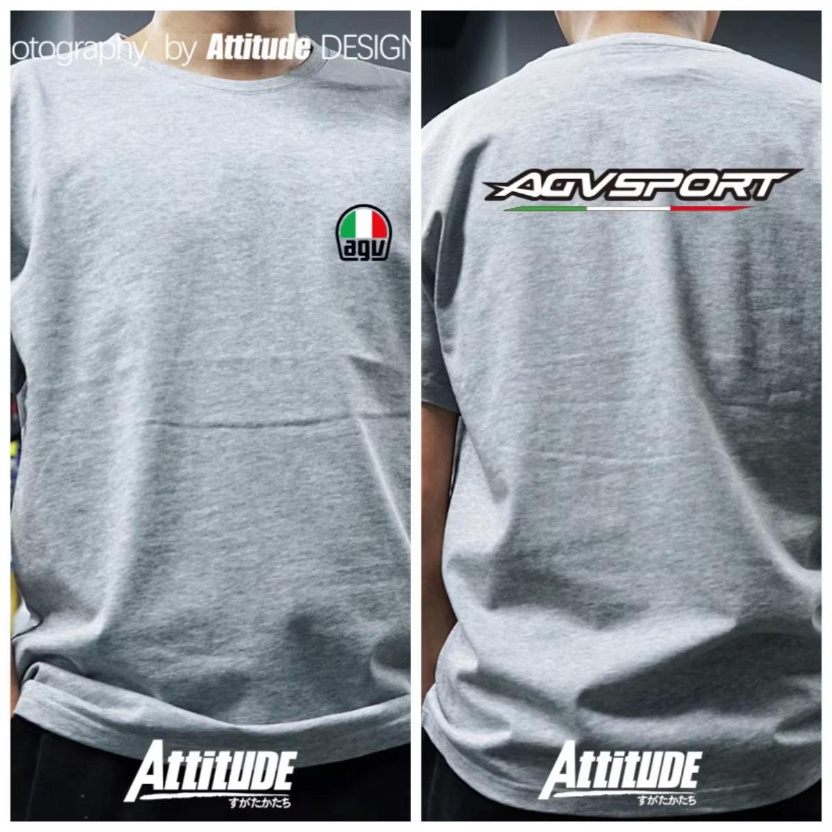 

Летняя мода 2025 года Мотоциклетные гонки Мотоциклист Шлем AGV Повседневный велосипедный тренд Высококачественная хлопковая футболка с коротким рукавом 4XL