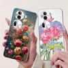 For OPPO Reno 11 Pro 5G Case CPH2607 New Fashion Flower Butterfly Silicone Clear Soft Phone Case On OPPO Reno11 5G CPH2599 Funda