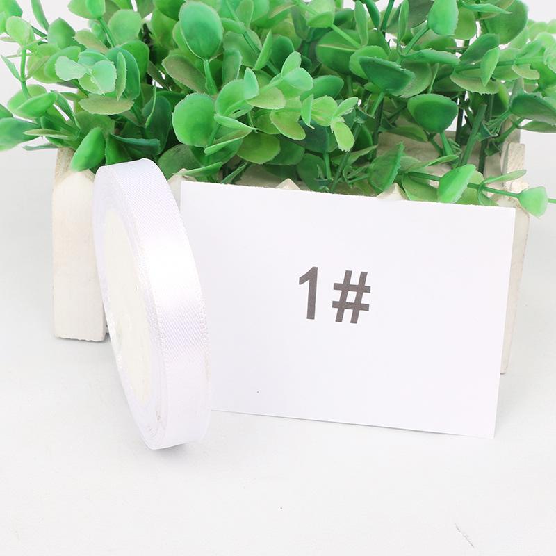 

Satin Ribbon: 1cm Gift Box, Bookmark, Wedding Candy Box, Bow with Tag Webbing