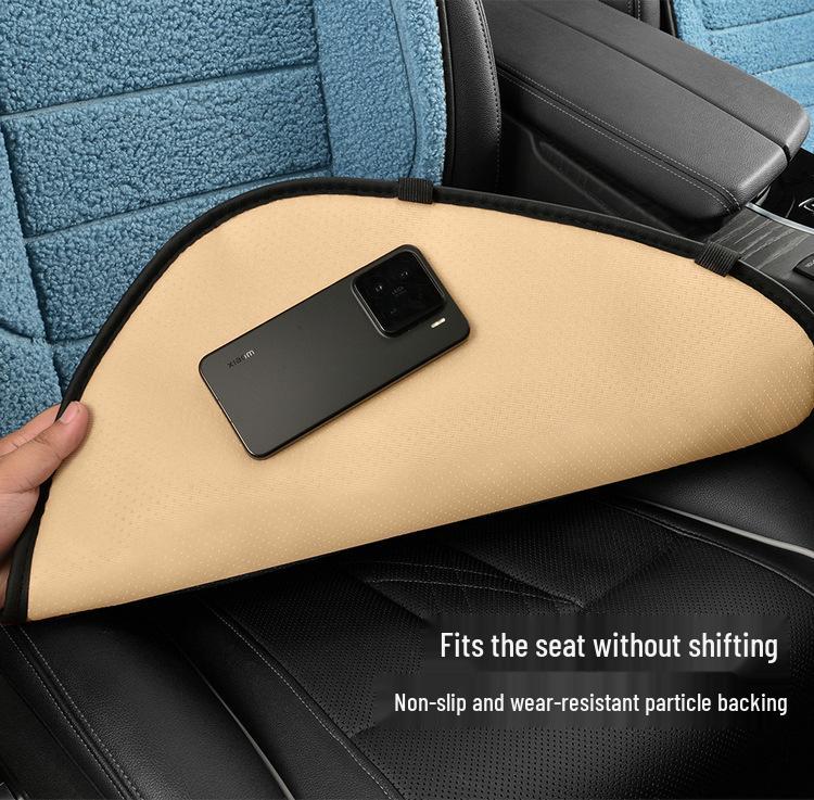 Universal Non-Slip Heated Plush Seat Cushion, 12V/24V, Quick Warmth for Winter