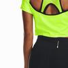Under Armour Anywhere Crop Tops Women's Green Crew Neck Moderate 1376816-369