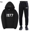 ESSENTIALS 1977 Trendy Fleece Hoodie Set - Unisex Loose Fit Sweatshirt