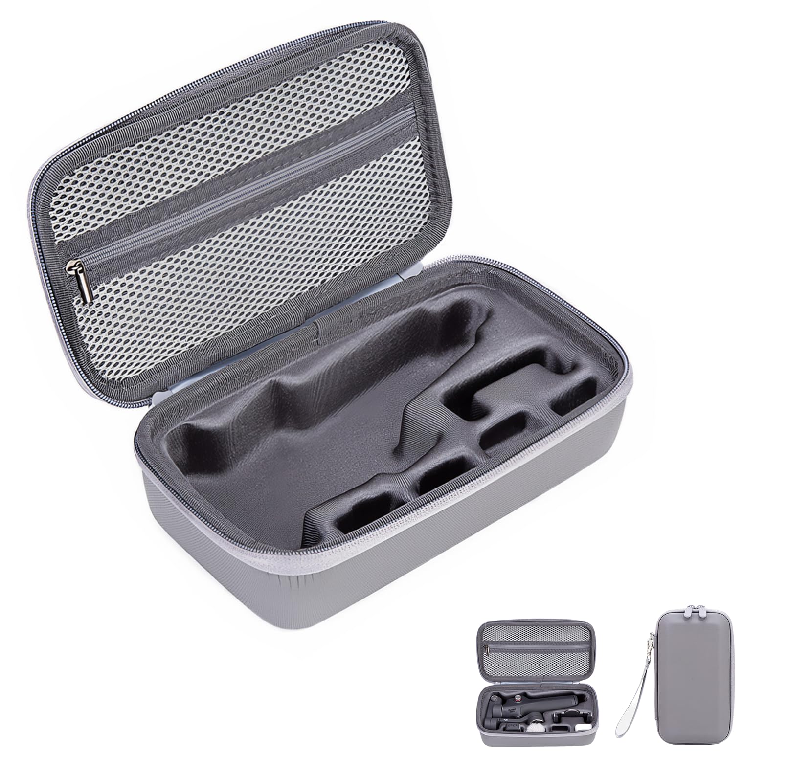 

SHEAWA Case for DJI Osmo Mobile 8/7P/7 - Storage Bag, Shockproof, Large Capacity EVA Hard Case, Carrying Case, Can Store Multi-functional Modules, Mic