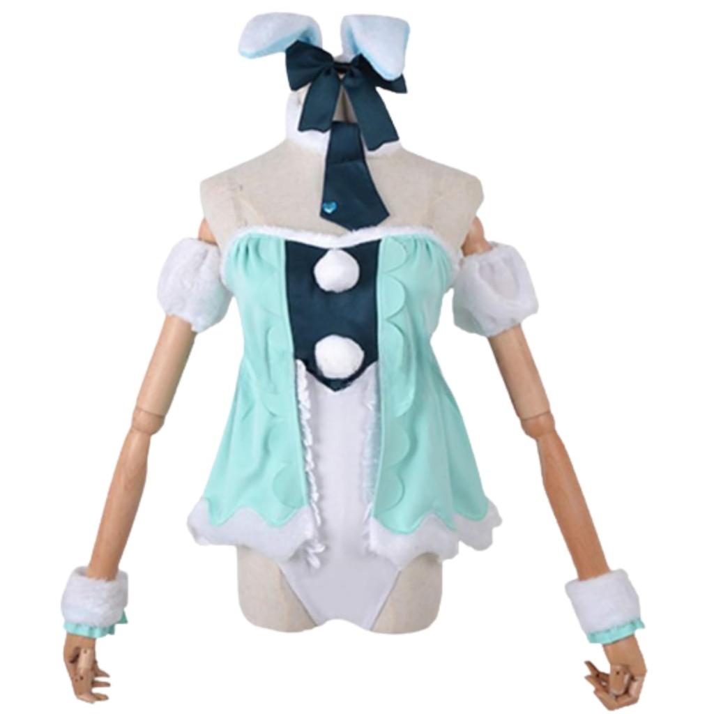 [Milky Time] Hatsune Miku Cosplay Halloween Bunny Girl White Rabbit with Wig