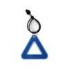 Multifunctional Elastic Reflective Triangle Sign Bicycle Hanging Reflector Night Riding Safety Warning Tag Safety Protect