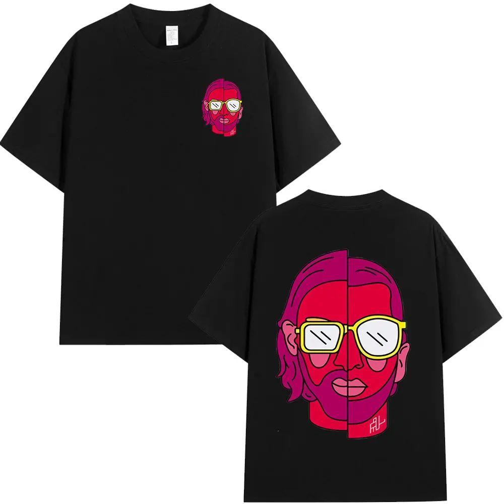 PNL Album Cantante Rap Francese Modello Stampato T-shirt Le Monde Chico T-shirt Estiva Hip Hop Moda Casual Street Wear Unisex