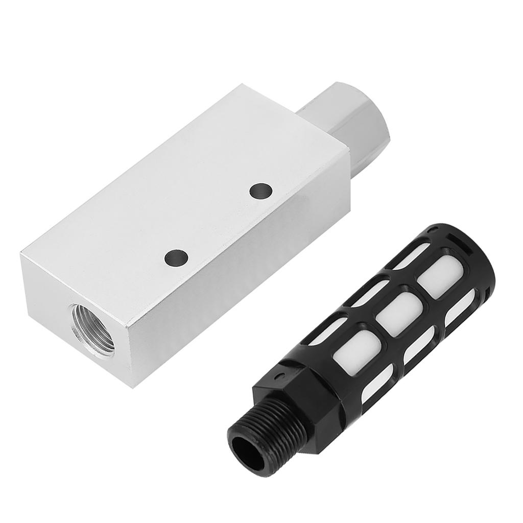 CV 20HS Pneumatic Air Exhaust Vacuum Generator Ejector with Silencer