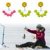 6Pcs/Set Float Stopper Glow Float Buoy Fishing Bobber Stoppers for Trout Fishing Tackle Floating Stops Connectors