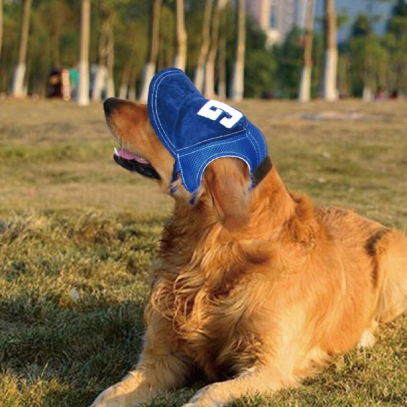 PET dog hat, sun cap, large dog baseball cap 01 Pet Baseball Cap - Blue S
