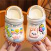 Kids' Summer Non-Slip Cartoon Indoor Shoes: Cute Soft Sole Closed-Toe Sandals for Toddlers.