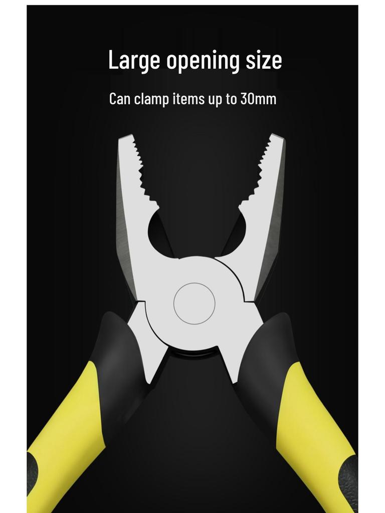 Tiger Multifunctional Needle Nose Pliers: Industrial Grade Wire Cutters and Strippers for Electricians