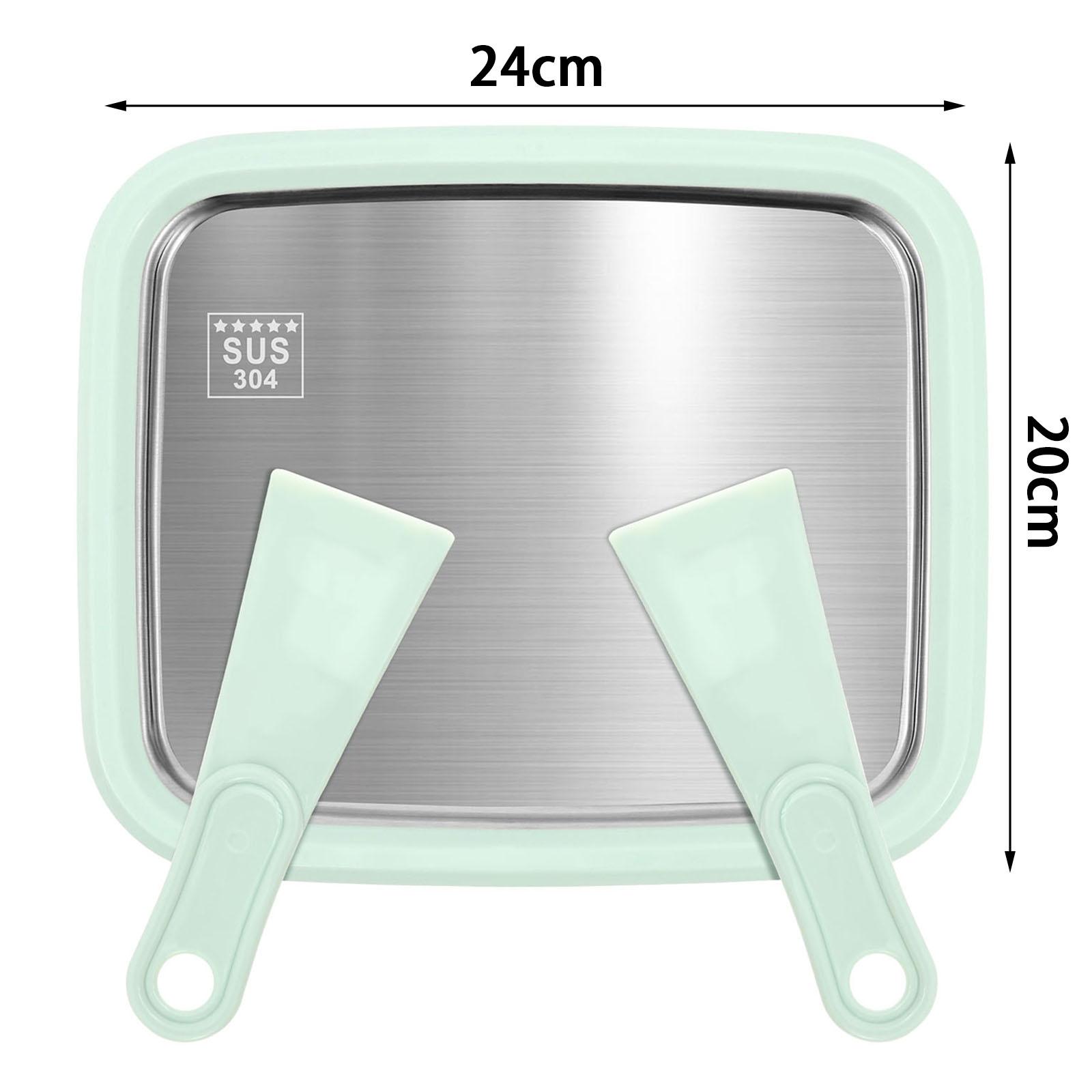 

Rolled Ice Cream Maker Cold Sweet Fried Ice Pan DIY Household Frozen Yogurt Maker for Homemade Stir Fry Ice Tray