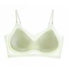 Summer New Ice Silk Backless Tank Top Bra Women's Sleeveless Seamless Sleep Bra Fixed Cup Thin Style Bra From China Mainland