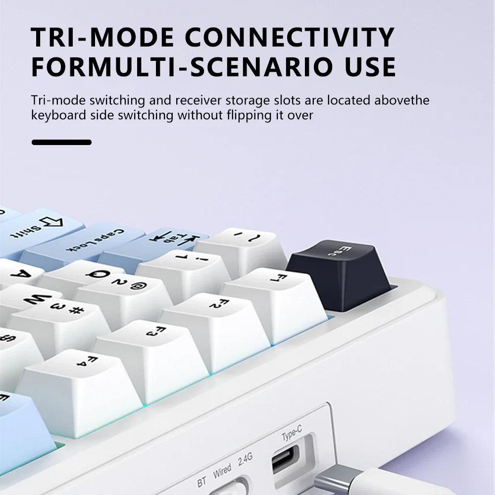 Wolfspider F75max Tri-Mode Wireless RGB Mechanical Gaming Keyboard with Customization and Side Engraving.