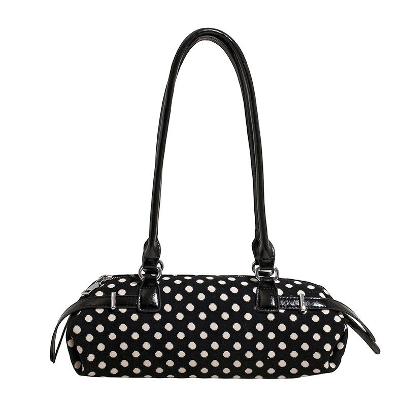 

Нишевая женская сумка в горошек, летняя новая сумка-мессенджер для通勤, модная простая сумка через плечо