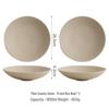 2025 High-End Ceramic Mushroom-Inspired Multi-Use Plate for Pasta, Soup, and Salad