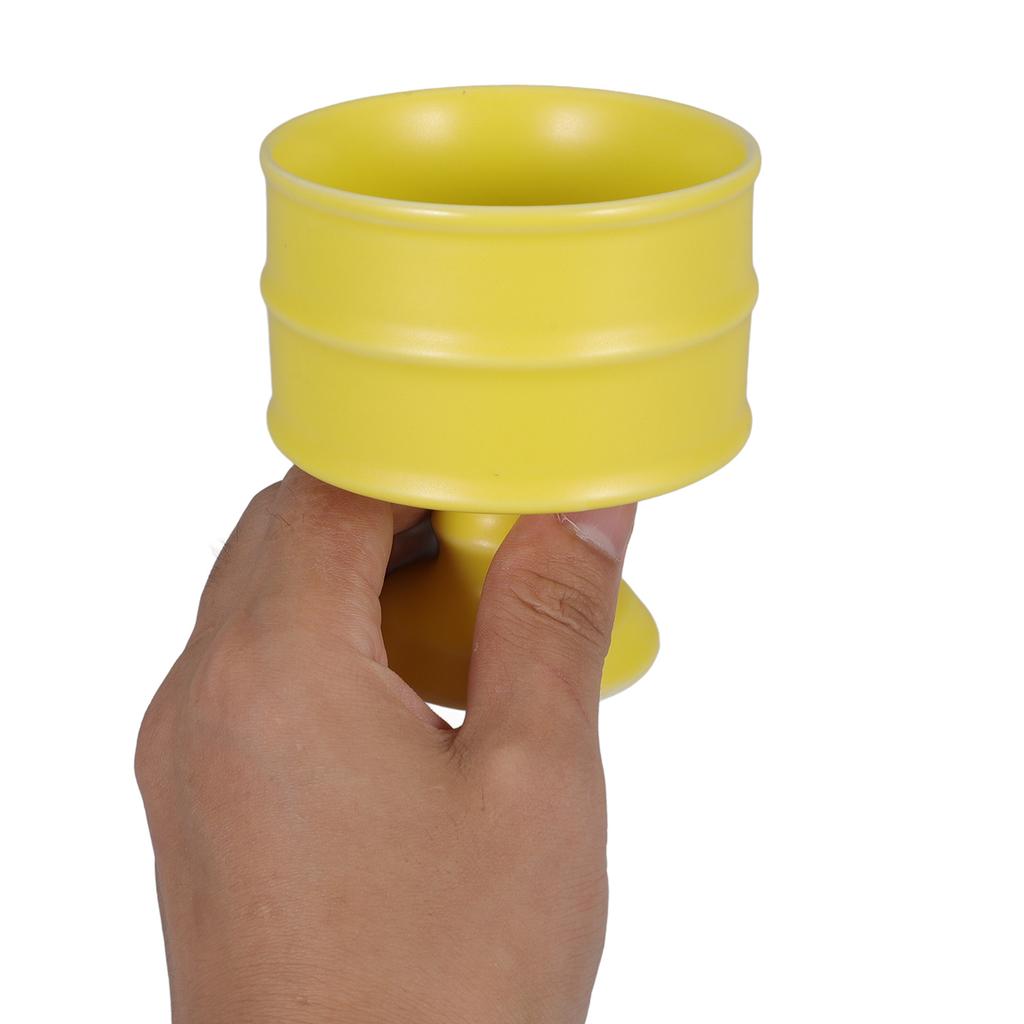 150 ml Keramik-Kerzenhalter Hitzebeständig Elegant Tischmittelstück Schwarzer Keramikhalter Spitzkerzenhalter