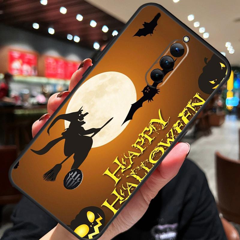 Halloween Moon Witch Horror Case For ZTE Nubia Red Magic 10S 10 8 9 8S 9S 11 Pro Plus 10 Air 5G 6R 6 7 6S 7S Pro Cover