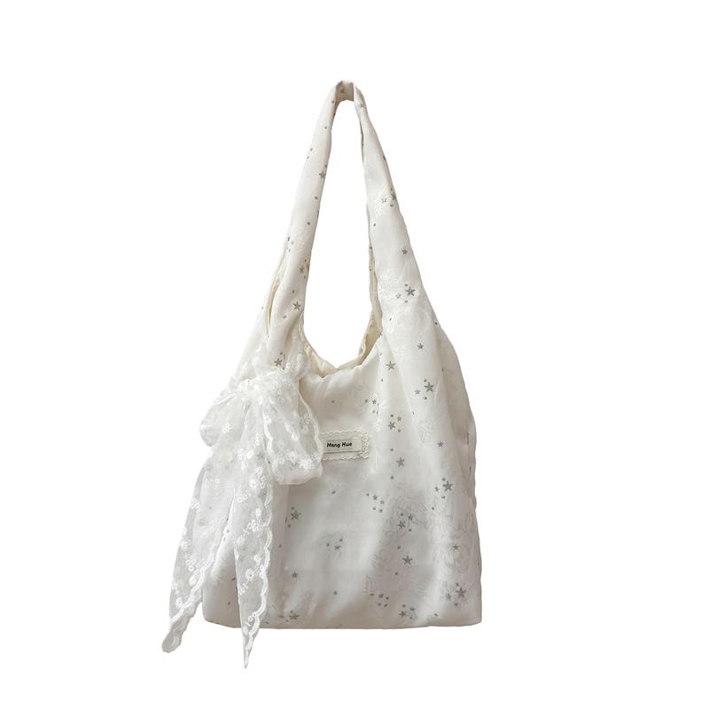 Damen Umhängetasche mit Blumen-Spitze