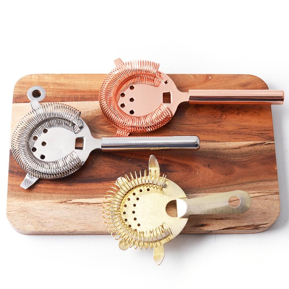 Filter Bartender Ice Shaker Stainless Steel Mixed Drink Accessories Eco Friendly Colander Cocktail Tool Bar Home Kitchen