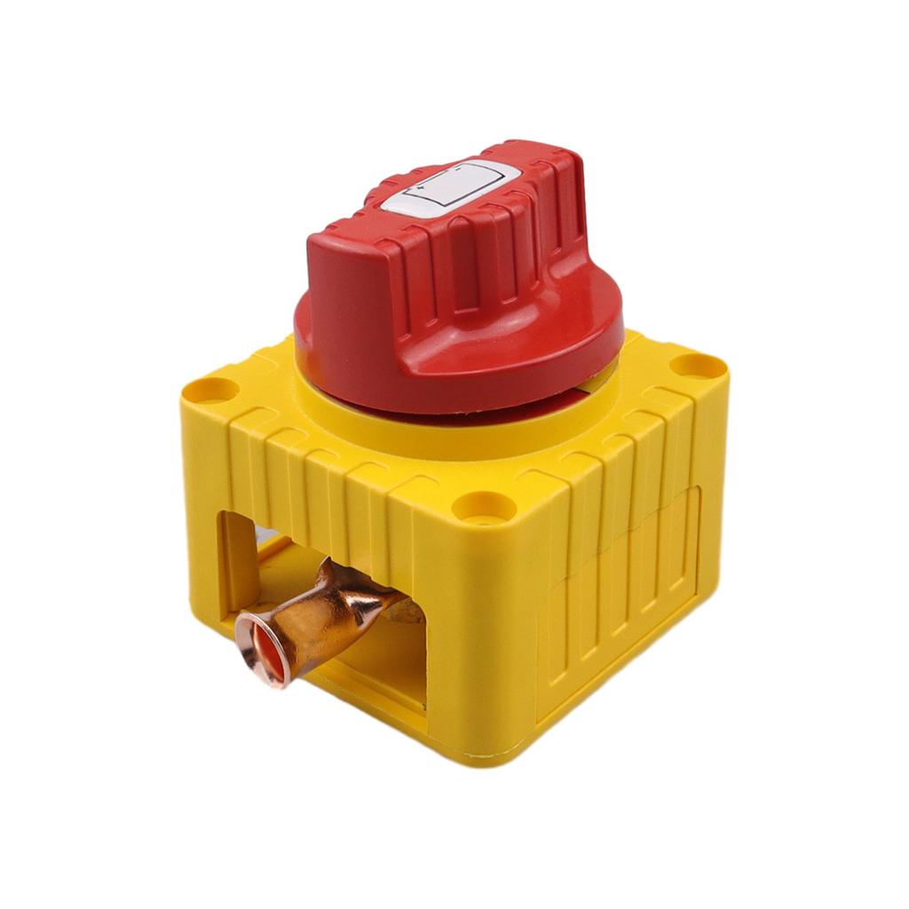 24V 300A Car Battery Disconnect Switch High Current Copper Terminal with Heat Shrink Tube Switch for Car Marine Boat Truck RV