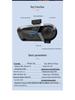 Bluetooth Full Face Flip-Up Motorcycle Helmet with Custom Logo and Packaging