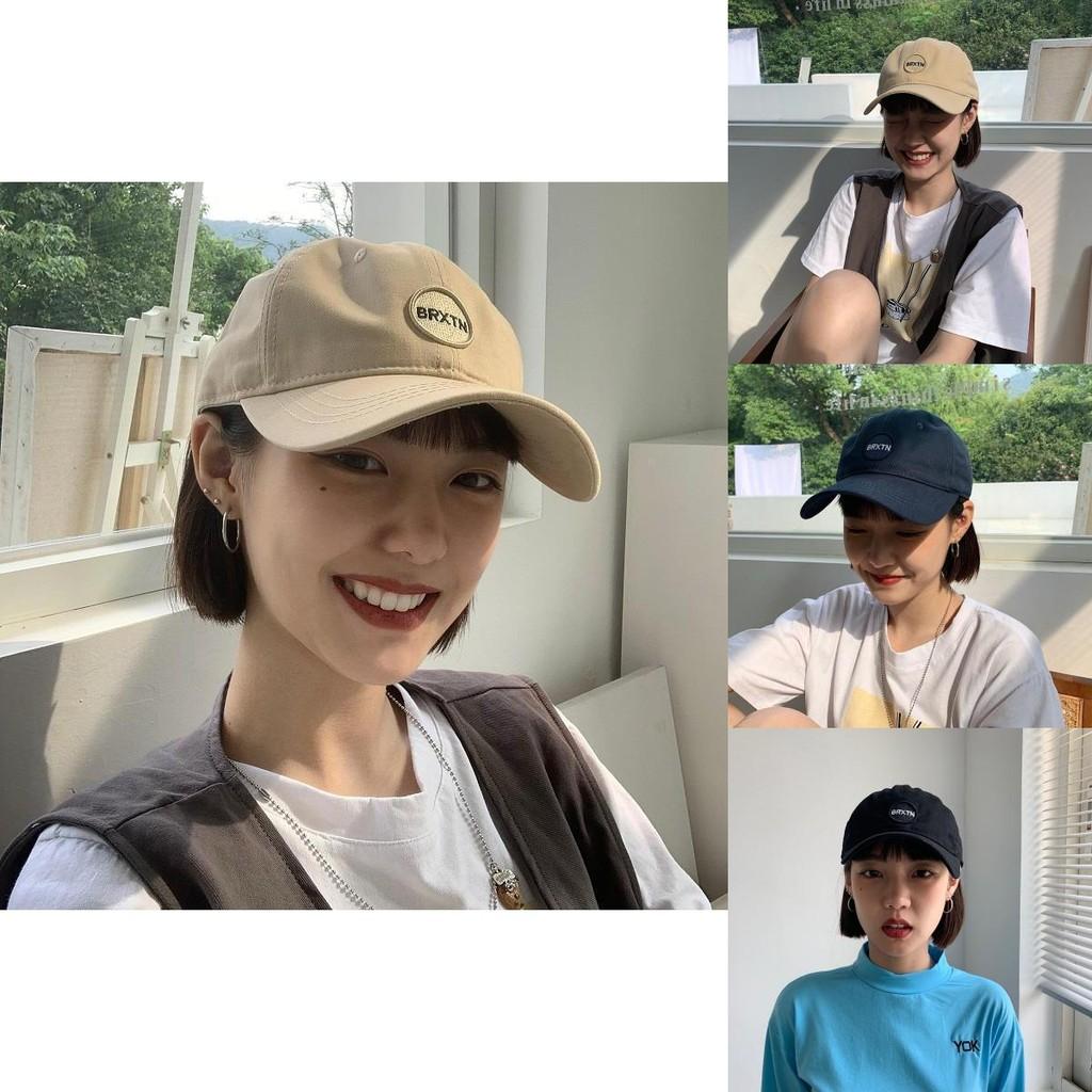 Stylish Cotton Blend Baseball Cap Breathable Summer Embroidered Letter Design