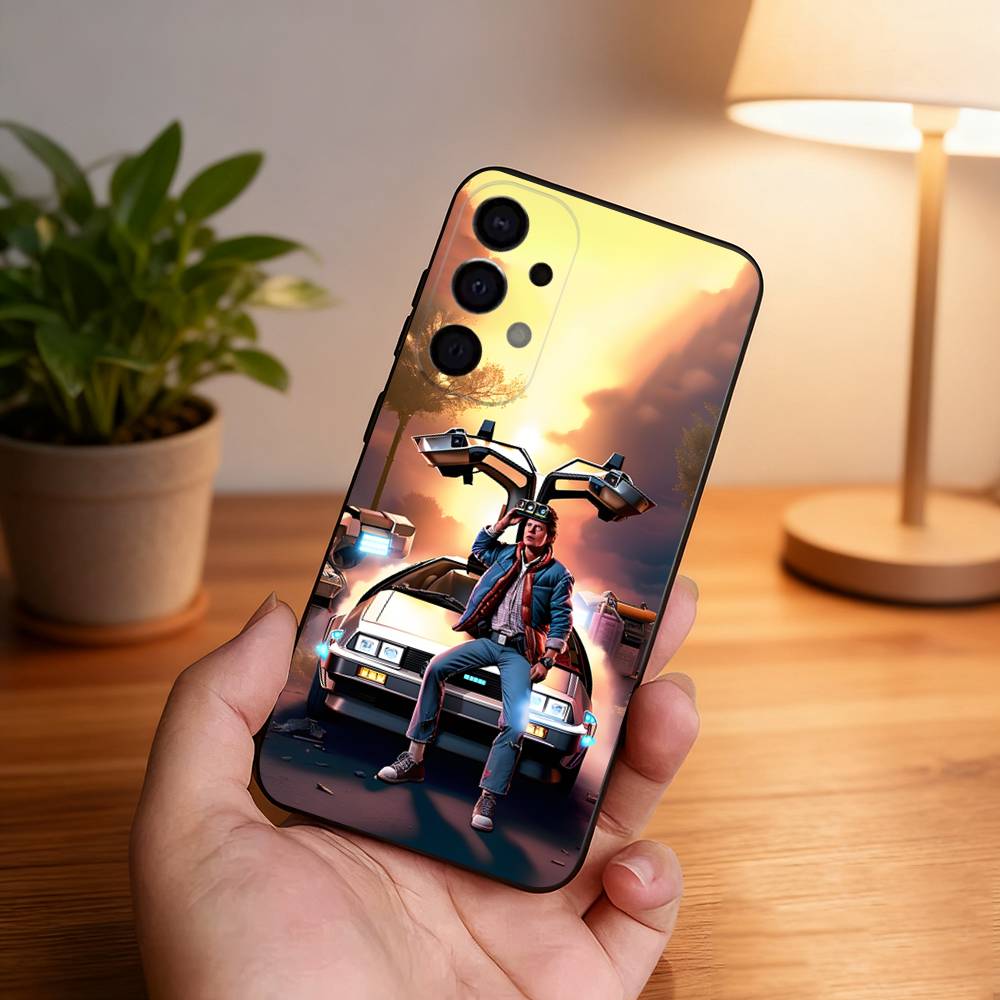 Movie Back To The F-Future Phone Case For Samsung S25,S24,S21,S22,S23,S30,Ultra,S20,Plus,Fe,Lite,5G Black Cover