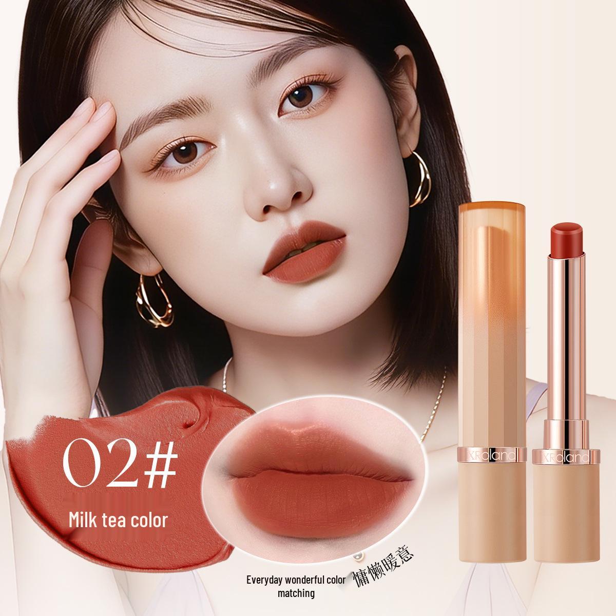 XRoland Xuan Luolan Long-Lasting Color Makeup Lipstick: Natural Look, Versatile Whitening, Student-Friendly Lip Balm. 2g