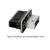 USB TYPE-E 90 Degree Adapter Chassis Front TYPE C Plugin Port For PC Motherboard