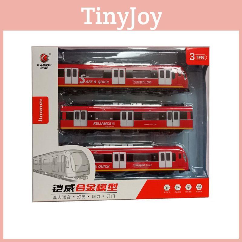 Subway Toy Train Model Model With Openable Doors And Light Effects For Kid Gift
