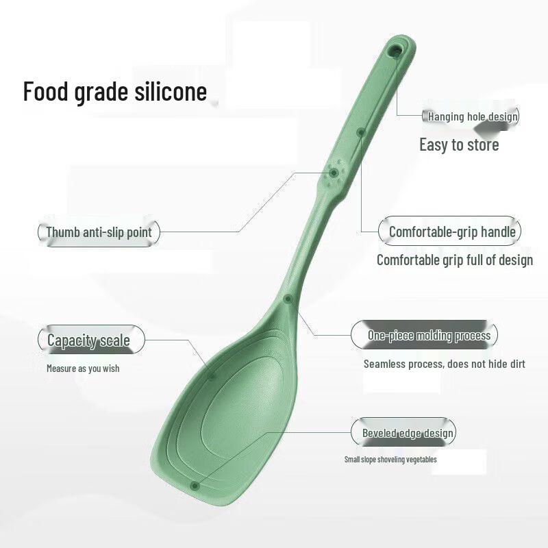 Pabei 2-in-1 Silicone Stir-fry & Soup Spatula