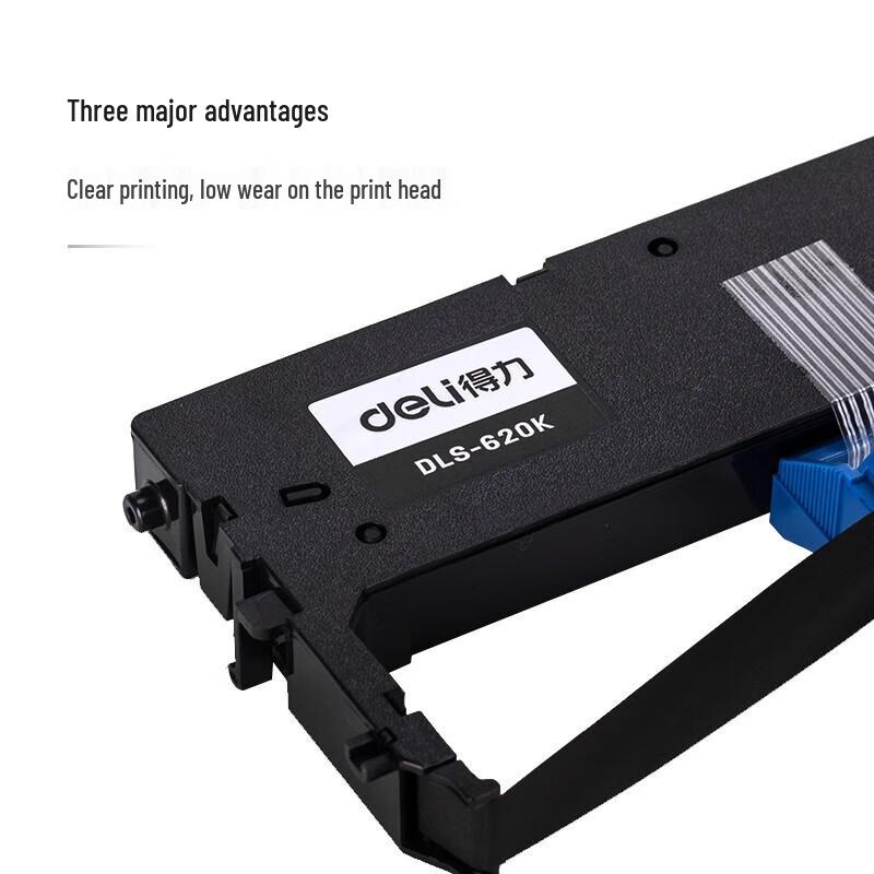Deli DLS-620K Black Printer Ribbon CN Plug (adapter Included)