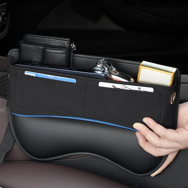 Car Seat Crevice Storage Box Auto Seat Filler Storage Organizer Multi-Functional Car Interior Organizer For Storing Cards