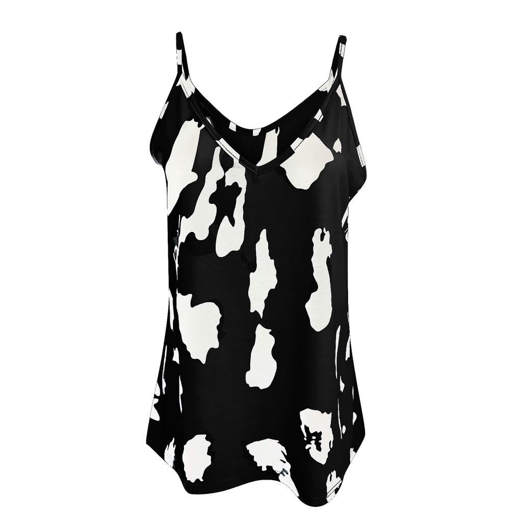 Women'sTops Summer Leopard Print Basic Sexy Camisoles Vests Tops