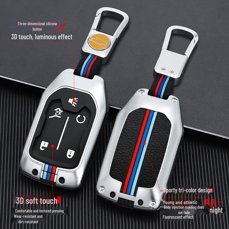 GMC Key Case for Yukon/Sierra - Stylish Protective Shell, Car Accessory & Personalized Decoration for Men and Women