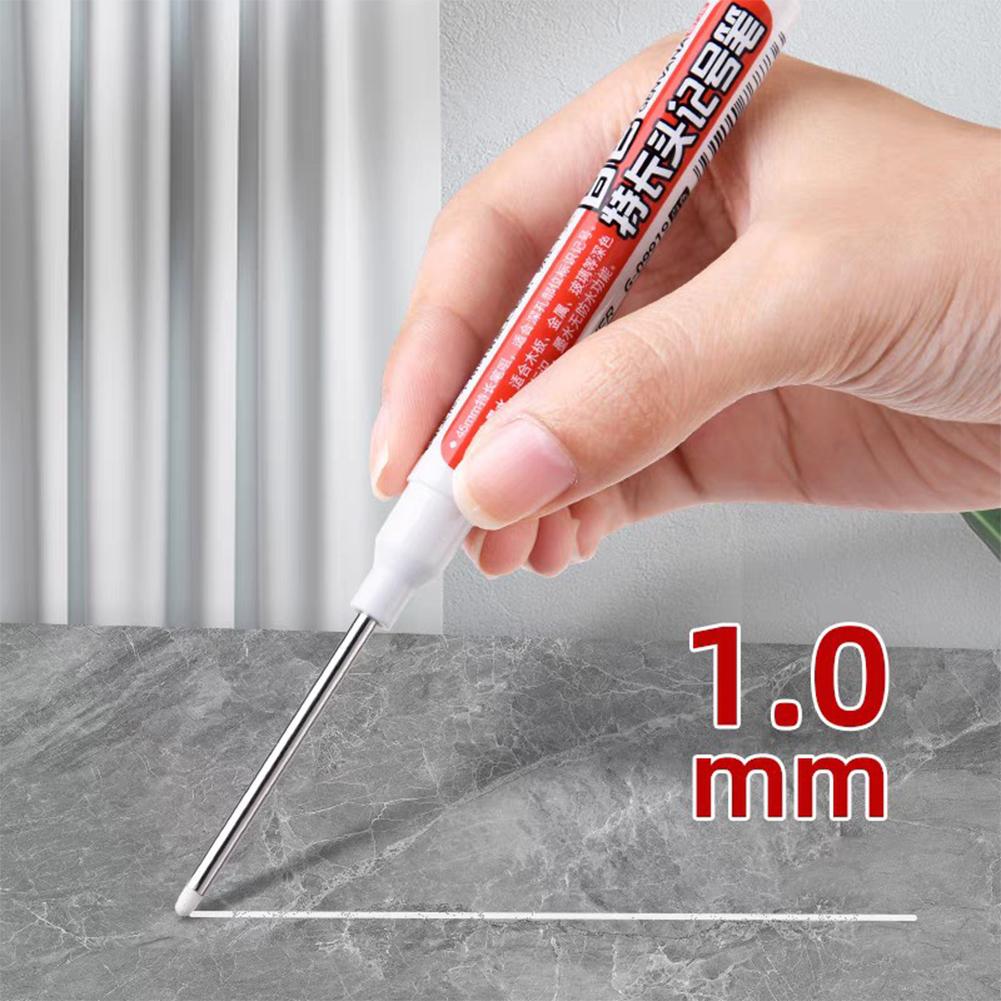 45mm Long Head Nib Deep Hole Marking Pen Ink Waterproof Oil-Based Paint Marker Decorate Line Drawing Pen