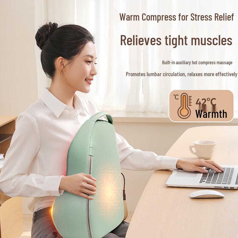 Aux Multifunctional Neck and Back Massager Cushion